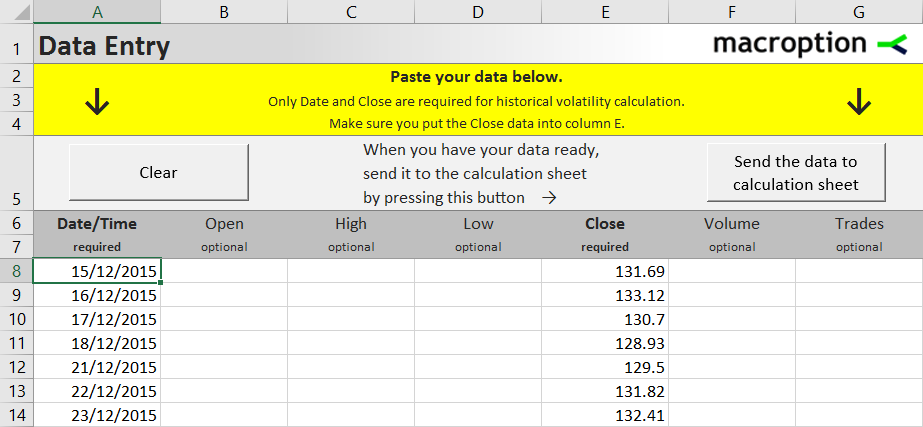 data sheet