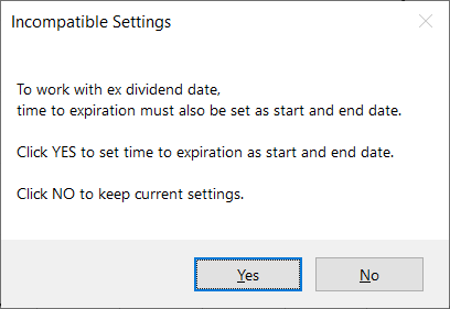 Incompatible time format message Incompatible time format message