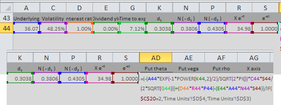 Black-Scholes Calculator