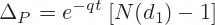 Black-Scholes put delta formula Black-Scholes put delta formula