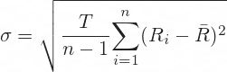 historical volatility formula