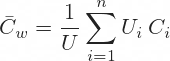 Weighted average method unit cost formula