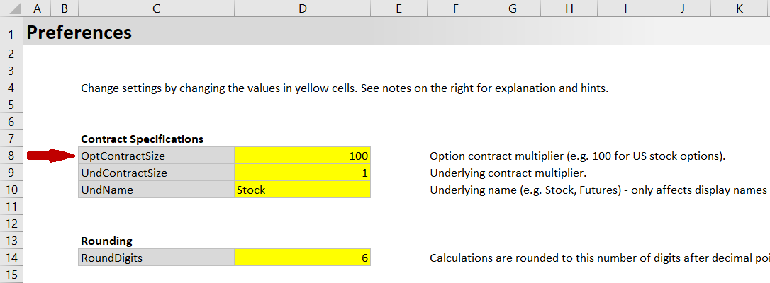 Changing contract multiplier Changing contract multiplier
